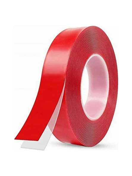 Homix Dayanıklı Akrilik Çift Taraflı Yapışkanlı Taşıma Jel Bandı   (1.8 cm x 3 metre) - 2