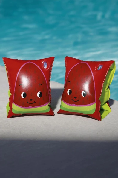 Şişme Deniz Havuz Kolluk 3-6 Yaş Meyve Desenli Çocuk Yüzme Kolluğu 19-30 Kg - 6