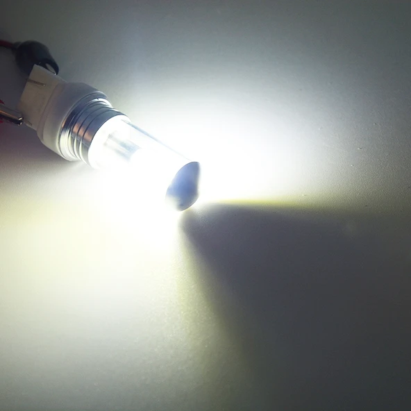 Motosiklet Farı 750LM 6000K Beyaz H6M P15D 40W 8 LED Ampul DC 12-24V - 7