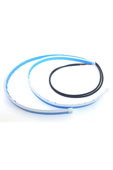 kepmorpho Honda Civic Fd6 Far Üstü Gündüz Ledi, Far Içi Kayar Led 60 Cm Selamlamalı - 4