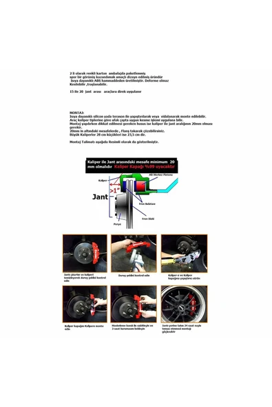 Drs Tuning Massey-Ferguson Mf 5465 Uyumlu Brembo Mavi Kaliper Kapağı 4 Parça Ön Arka Set - 3
