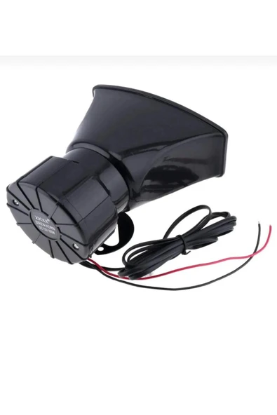 SİSA SENİSTESENAL 7 Sesli Mikrofonlu Megafon Siren 100 WATT Yüksek Sesli 12 Volt Uyumlu - 2