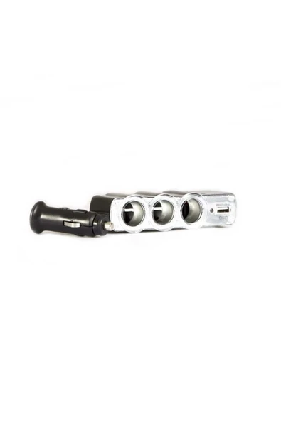 Drs Tuning Tiger Marketing Oto Çakmaklık Çoğaltıcı 3xusb'li Çakmak Soketi / Icca45 - 1