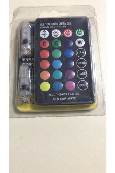 ARG Tiger Marketing Kumandalı Park Ampul T10(7 RENK) ürün görseli