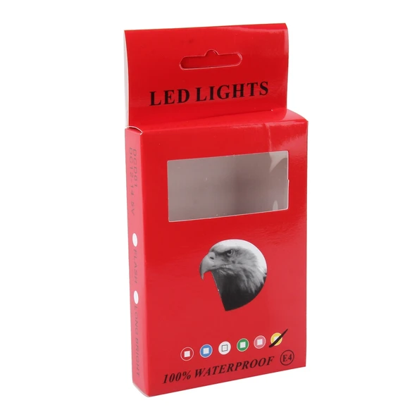 2 Adet 12V 3W Yeşil Işıklı Kartal Gözü LED Motosiklet Lambası 45cm Kablo - 5