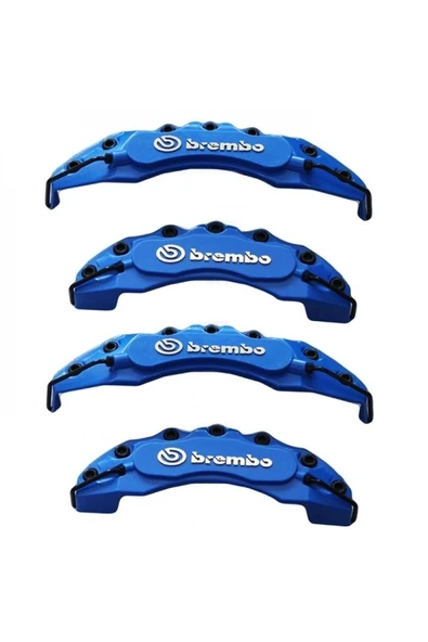 Extra Marketing Alfa Romeo 155 Uyumlu Brembo Fren Disk Kaliper Kapağı Mavi 4'lü Yağ Hortumlu