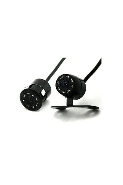 Extra Marketing Araç GeriGörüş Kamera 8Adet Kızılötesi Led GeceGörüşlü Mesafe Çizgili Uyumlu Kamera - 3
