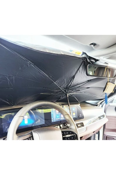 Autokit Katlanabilir Şemsiye Tip Ön Cam Güneşliği - 1 Adet - 3