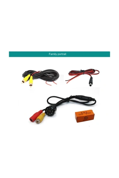 İR Tiger Marketing Geri Görüş Park Kamerası Mesafe Çizgili Ir Gece Görüşlü Su Geçmez 5 Mt Kablo - 4