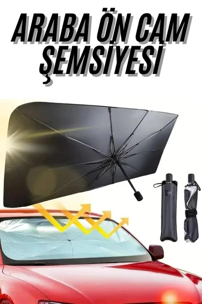 KeşifHOME Ön Cam Güneşlik Şemsiye Tüm Araçlar İçin Araba Katlanabilir Güneşlik ürün görseli