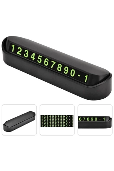 Sea Home Aç Kapa Sistem Araç Park Telefon Numaratörü Araç Torpido Üstü Numaratör Yapışkanlı Numaratör ürün görseli