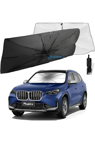 Extra Marketing Araç İçi Ön Cam Güneşliği, Katlanabilir Şemsiye Şeklinde Otomobil Ön Cam Güneşliği ürün görseli