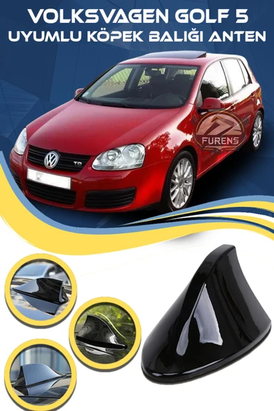 STS Oto Aksesuar Volksvagen Golf 5 Uyumlu Oto Balık Sırtı Anten Elektrikli Köpekbalığı Balina Tavan Anteni ürün görseli