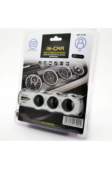 Kai Tiger Marketing Araba Araç Oto Çakmak Çoklayıcı Çoğaltıcı Soketi Usb Çakmaklık ürün görseli