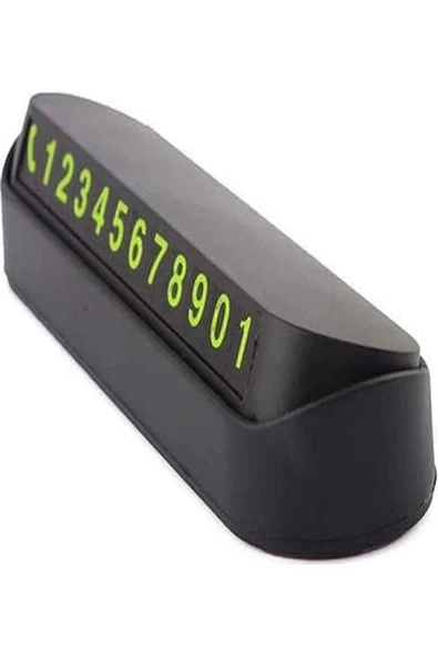 Sea Home Aç Kapa Sistem Araç Park Telefon Numaratörü Araç Torpido Üstü Numaratör Yapışkanlı Numaratör - Resim 3