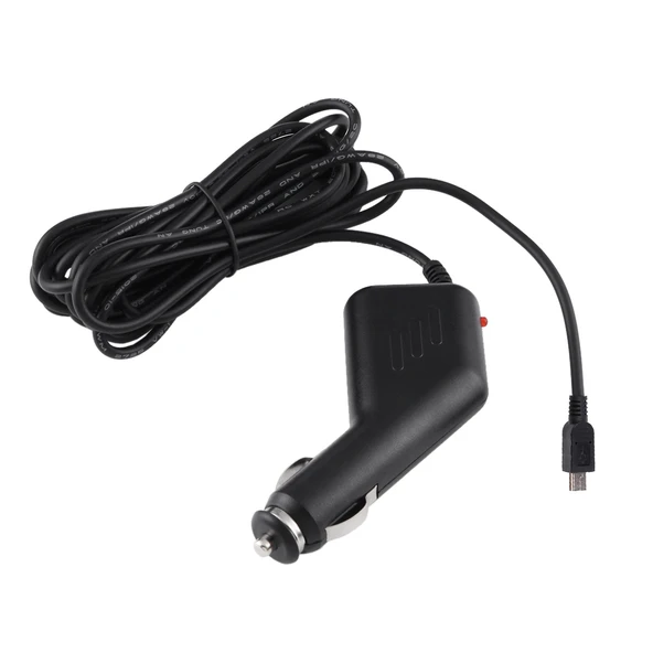 Universal Mini USB Şarj Adaptörü Araba DVR Kamera GPS Navigasyon 10V-48V Giriş 5V 1.5A Çıkış 3.5 Metre Kablo - 2