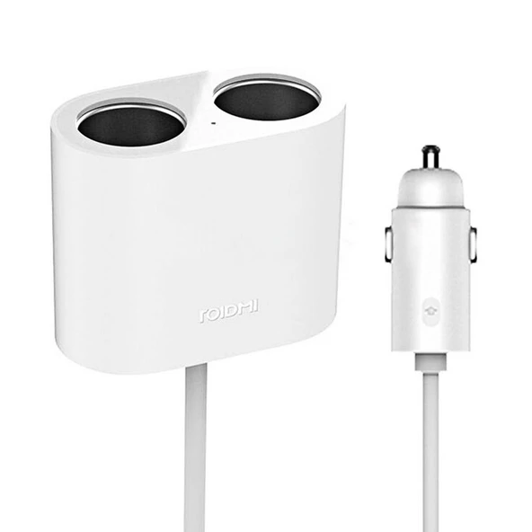 Xiaomi Youpin ROIDMI 2si1 Araba Çakmak ve Çift USB Hızlı Şarj Cihazı Beyaz 120W 10A - 2