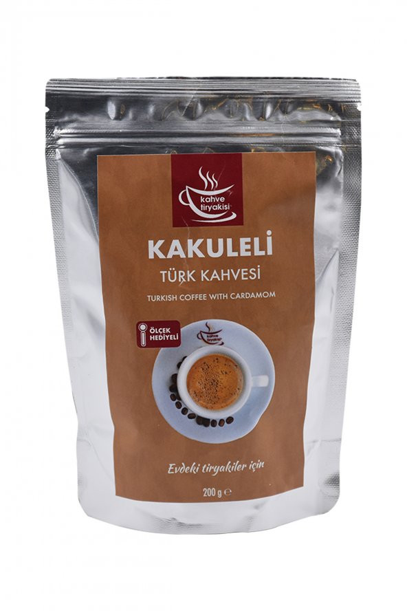 Kahve Tiryakisi Kakuleli Türk Kahvesi 200 gr Paket
