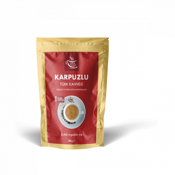 Kahve Tiryakisi Karpuzlu Türk Kahvesi 200 gr Paket