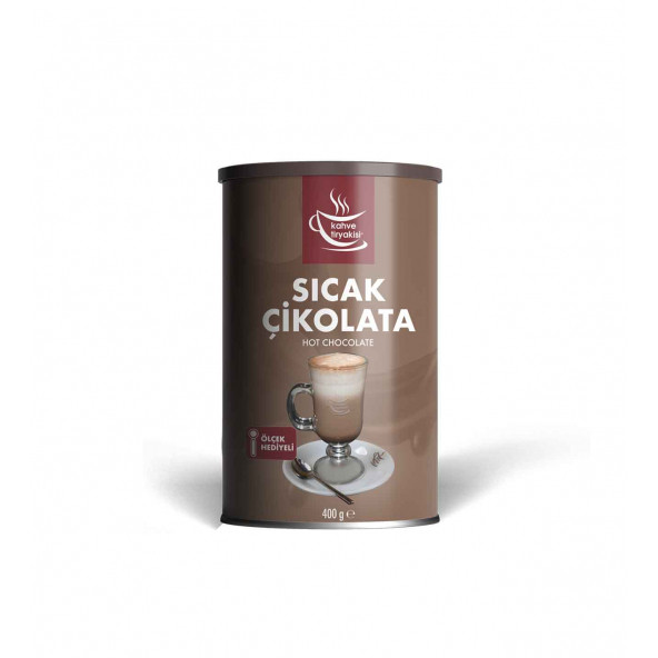 Kahve Tiryakisi Sıcak Çikolata 400 gr Teneke