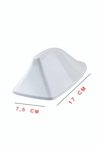 Extra Marketing Volvo V50 Uyumlu Oto Balık Sırtı Anten Elektrikli Köpekbalığı Balina Tavan Anteni Beyaz - Resim 3