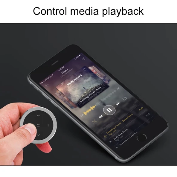 Kablosuz Bluetooth Direksiyon Kontrol Cihazi Siyah Tutucusuz - 4