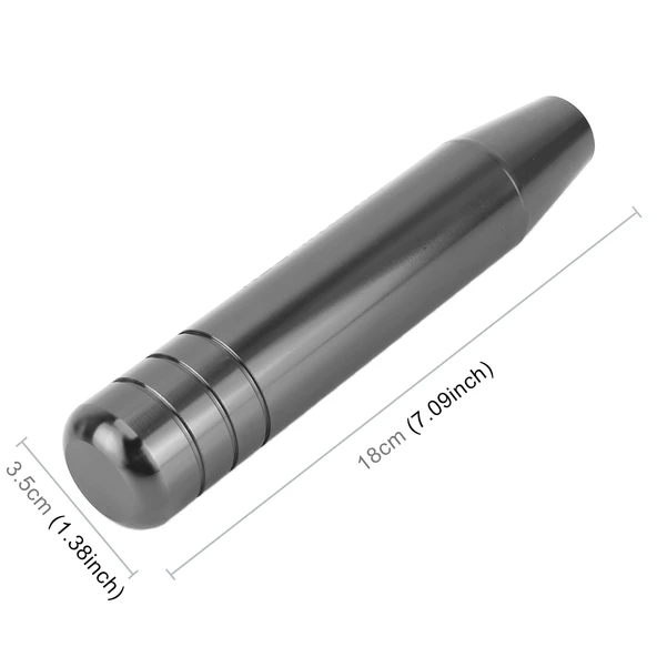 Evrensel Uzun Şerit Şekilli Araba Vites Topuzu Gri 18cm - 3