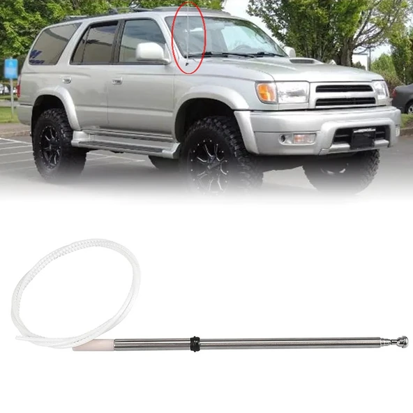 Toyota 4Runner 1996-2002 Model Teleskopik Radyo Anteni 86337-35111 - 6