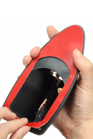 AYKIZ Isuzu D-max Uyumlu Araba Beyaz Elektrikli Balina Anten Köpek Balığı Sırtı Shark Alıcı - Resim 5