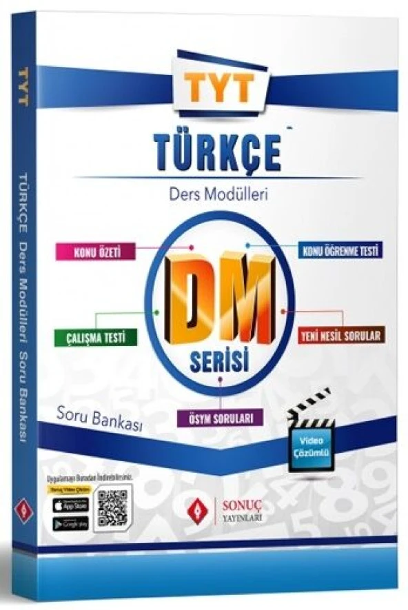 Sonuç Yayınları Tyt Türkçe Dm Serisi Soru Bankası