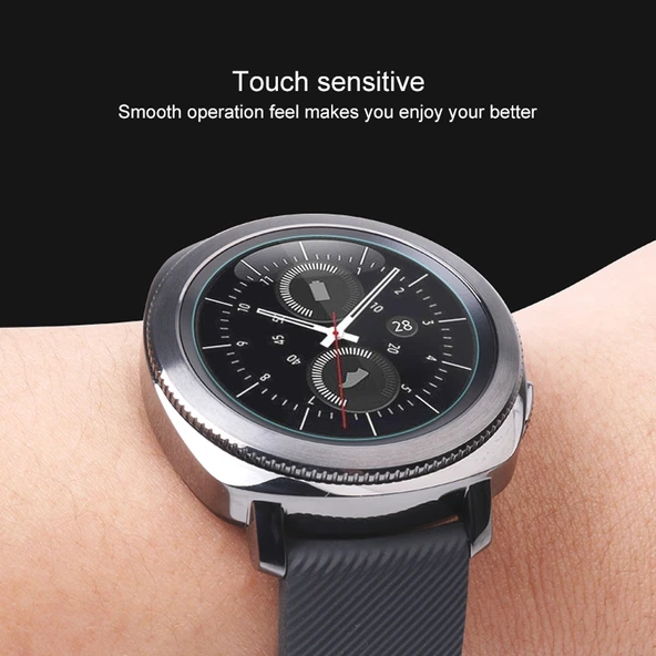 39mm Evrensel Temperli Cam Ekran Koruyucu Galaxy LG Sony Huawei Garmin Uyumlu - 7