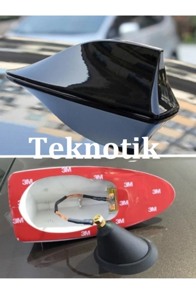 Z Tech Oto Elektrikli Balina Anten Siyah ürün görseli