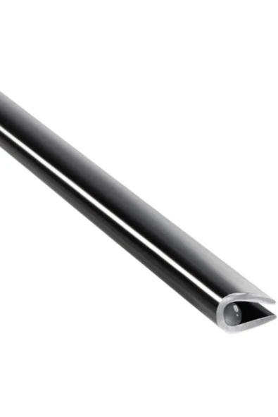 Marka Araç Içi Dışı Elkamet Geçmeli Kapı Koruyucu Çıta U Tipi Nikelaj Çıta 5 Metre - Resim 6