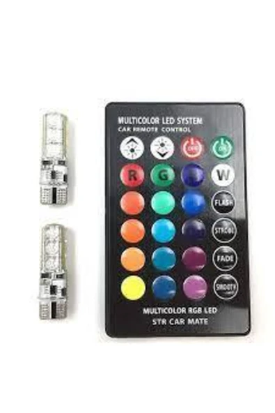 RGB LED Tiger Marketing T10 Kumandalı Çakar Modlu - Resim 2