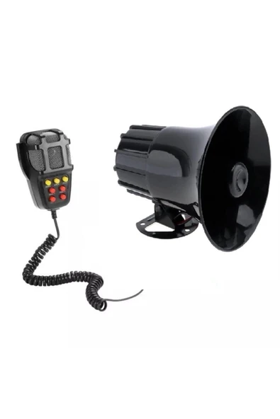 Mfk 7 Sesli 100 Decibel Mikrofonlu Siren - 1
