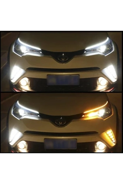BEXMOD Tiger Marketing Renault Clio 3 Uyumlu Hb Far Üstü Kayar Led - Resim 3