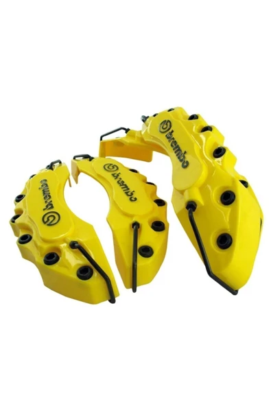 Extra Marketing Hino Fb-110 Uyumlu Brembo Sarı Yağ Hortumlu Kaliper Kapağı 4'lü - 1