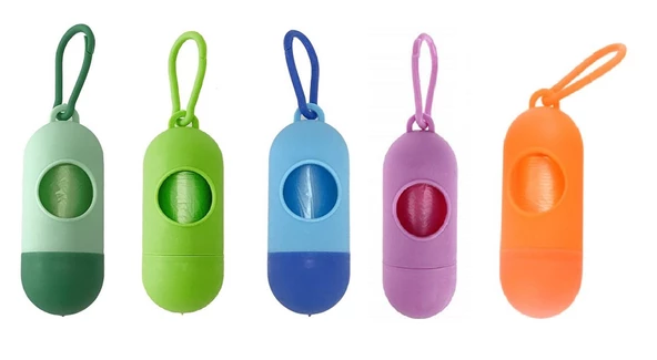 Kapsül Şeklinde Taşıma Aparatlı Dışkı Poşeti