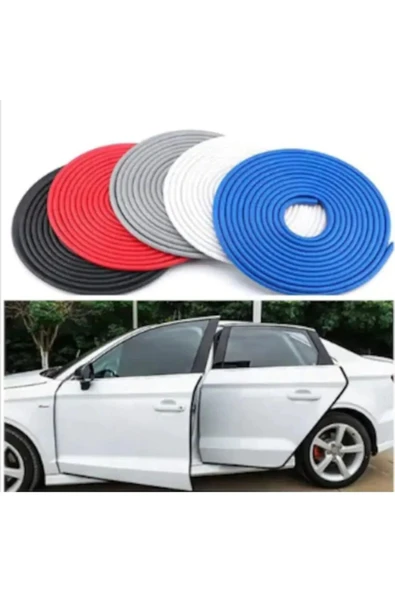 Extra Marketing Toyota Auris Oto Araç Kapı Koruma Fitili 5 Metre Kırmızı Çarpma Çizilme Önleyici Fitil - Resim 4