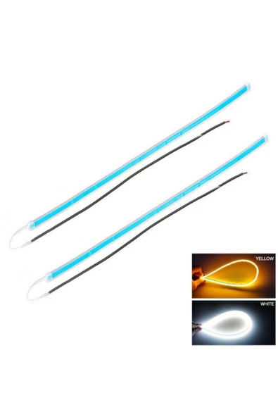 BEXMOD Hyundai Accent Blue Uyumlu Far Üstü Far Içi Kayar Led 60 Cm Selamlamalı SC - Resim 4