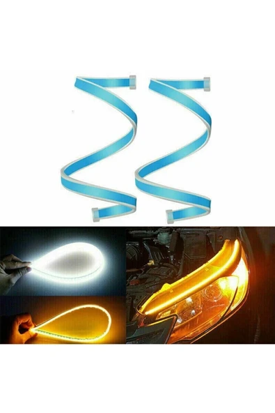 Otoaction Far Üstü Kayar Led Selamlamalı 60 Cm Sağ / Sol Far - Resim 4