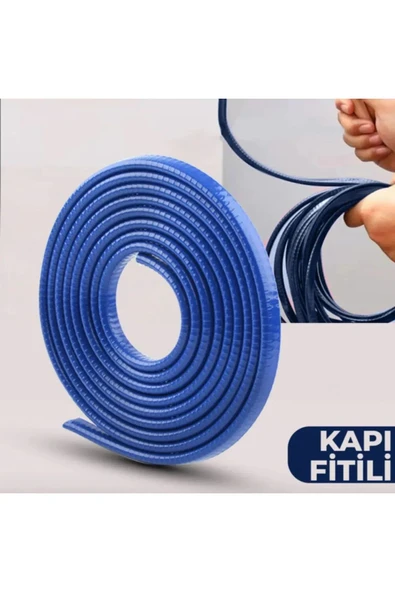 Extra Marketing Oto Araç Kapı Koruma Fitili Parlak Mavi Renk Çarpma Çizilme Önleyici Fitil ürün görseli