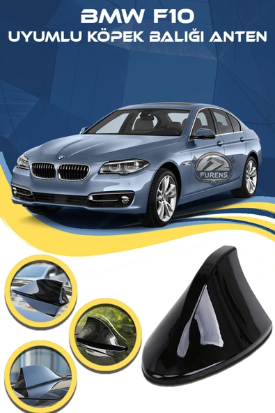 Universal Bmw F10 Uyumlu Oto Balık Sırtı Anten Elektrikli Köpekbalığı Balina Tavan Anteni - 1