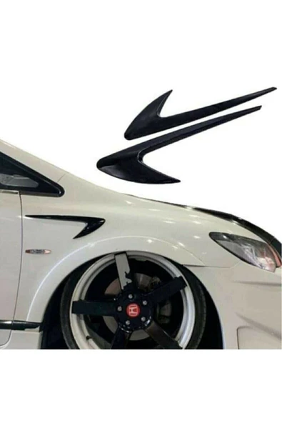 MUHSER GROUP Hyundai S-coupe Uyumlu Çamurluk Venti Sağ Sol Parlak Siyah Muhser - 3
