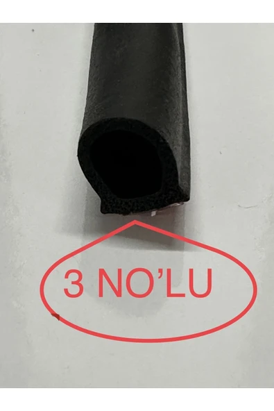 çınarlas Bantlı D Kapı Fitili, D Sünger Fitil, 3 Nolu Fitil,5 Metre (16*16) - Resim 5