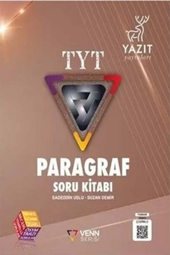 Yazıt Venn Serisi Yks Tyt Paragraf Soru Kitabı