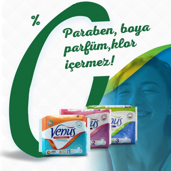 VENÜS HİJYENİK PED NORMAL 120 ADET (12 PAKET) - 5