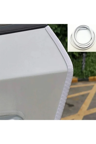Extra Marketing Alfa Romeo 33 Oto Kapı Fitili Çizilmelere Karşı Koruyan Araç Kapı Koruyucu Fitil Beyaz 5 Metre - Resim 3