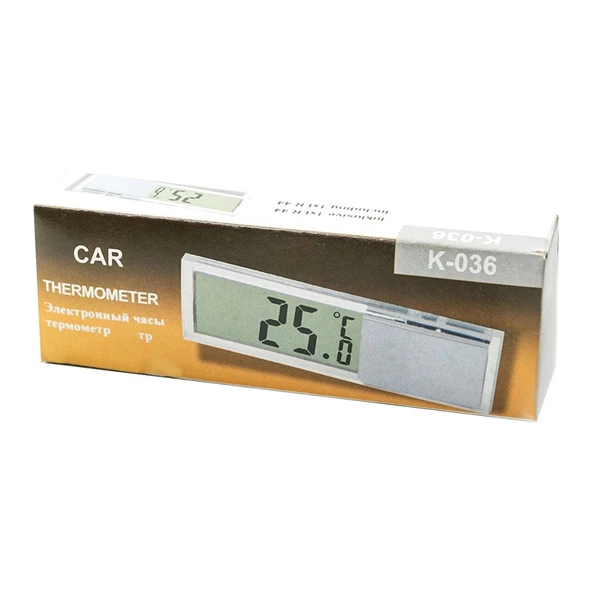 K 036 LCD Araç Termometresi Vantuzlu - 5