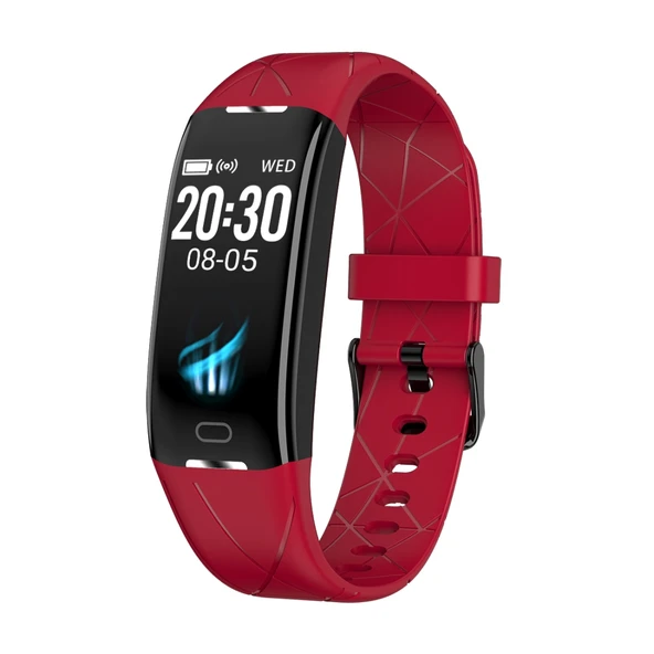Z21 Plus Akıllı Bileklik 0 96 inç TFT Renkli Ekran Kırmızı IP68 Su Geçirmez Nabız ve Uyku Takibi